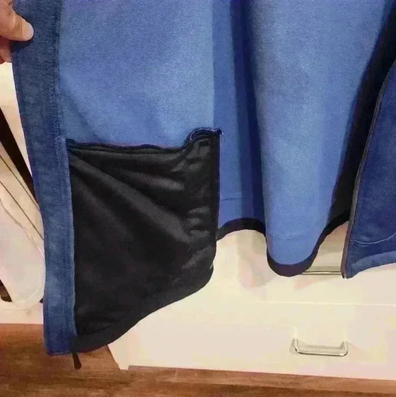 Free Country Men's Blue Size Large Soft Shell Hooded Jacket - Picture 2 of 9